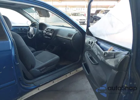 1999 Honda Civic Ex из США, поврежденный, VIN 1HGEJ8249XL042632